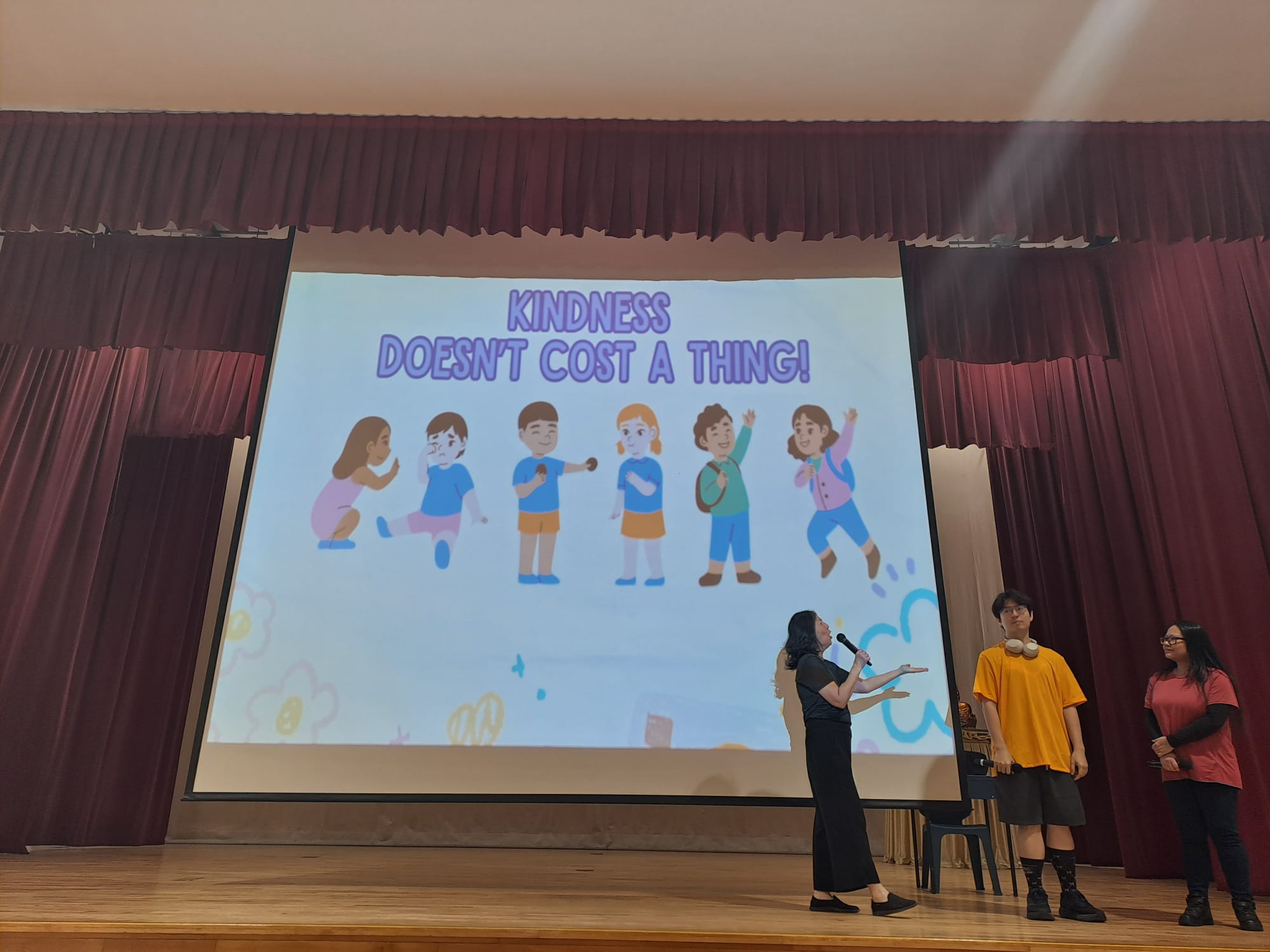 Well Being Week Skit on stage