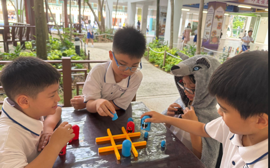 Pupils learning mathematics the fun way - games