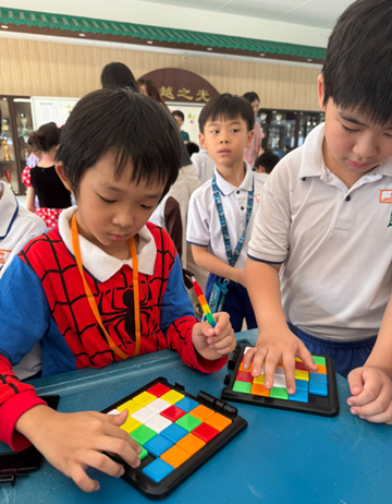 Pupils learning mathematics the fun way - games