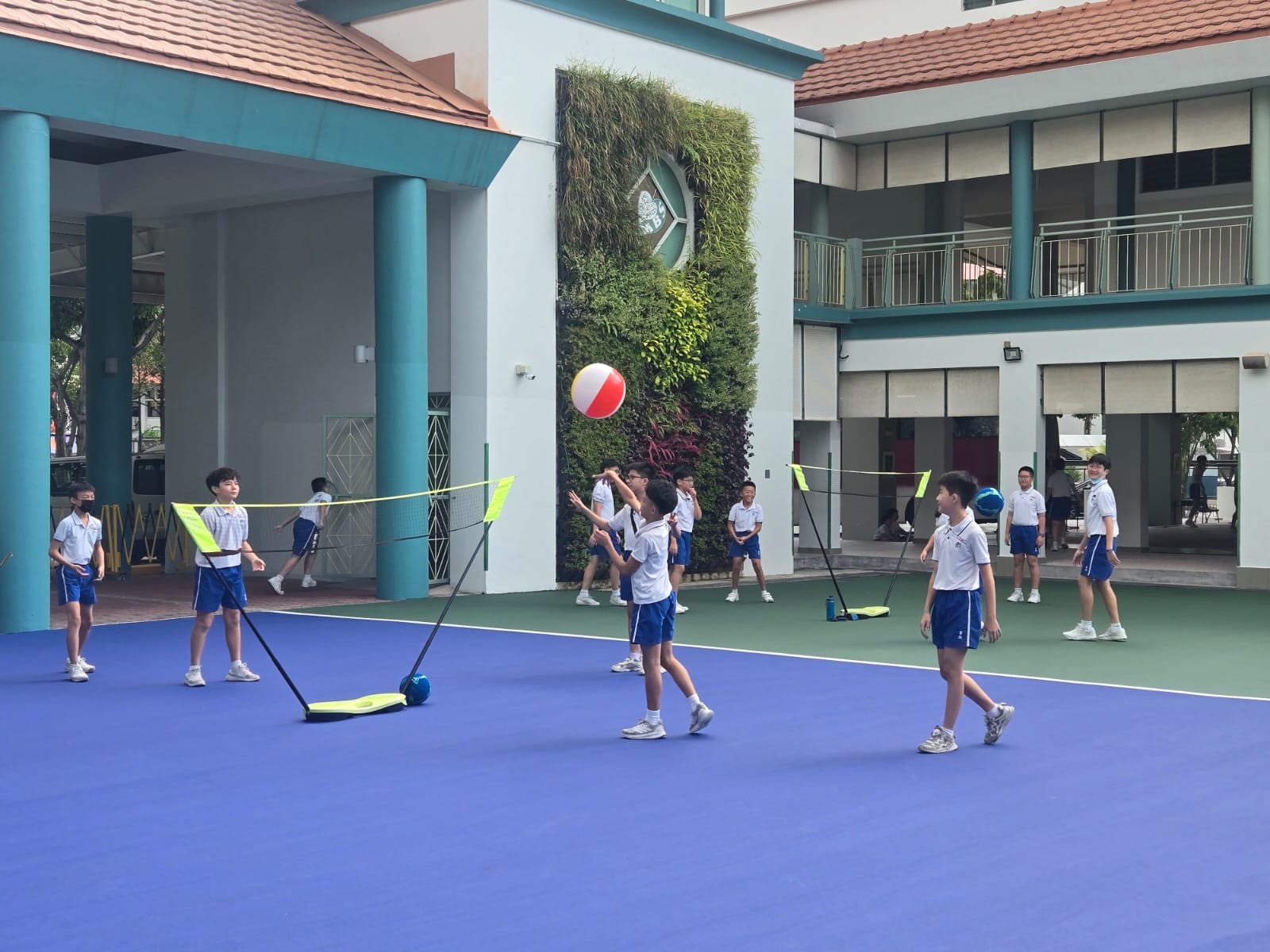 The newly-opened Parade Square — a vibrant space designed to support holistic learning.